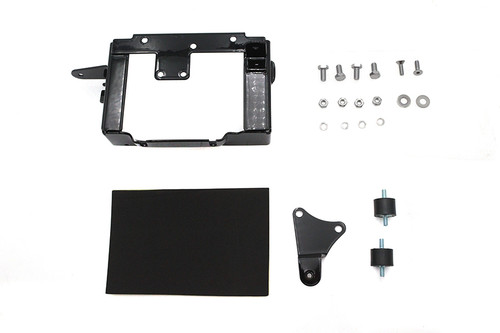 V-Twin #19405B - Black Battery Carrier Kit