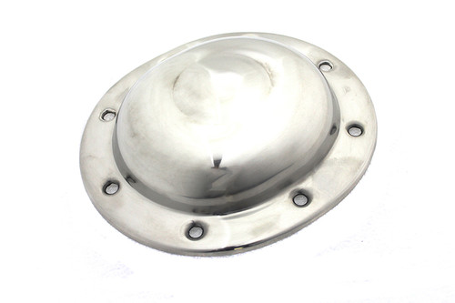 V-Twin #75997DS - Replica Stainless Steel Derby Cover