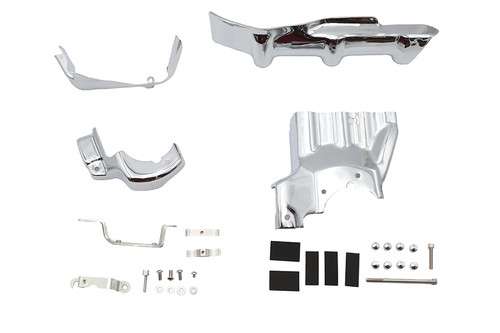 V-Twin - Transmission Interface and Inner Primary Cover Chrome