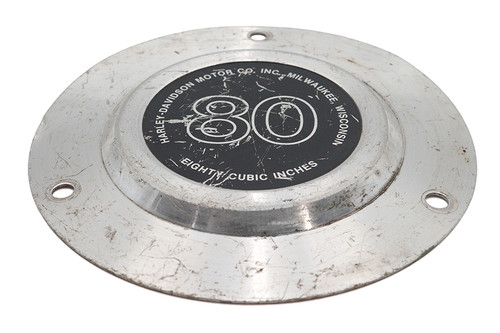 V-Twin #14025 - Replica AMF 80 inch 3-Hole Derby Cover Chrome