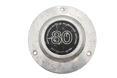 V-Twin #14025 - Replica AMF 80 inch 3-Hole Derby Cover Chrome