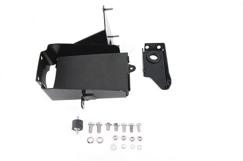 V-Twin #19586B - Battery Carrier Kit Black