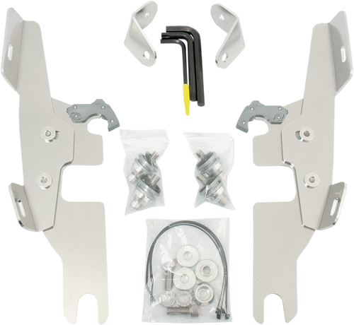 Batwing - Mounting Kit - Polished - Switchback