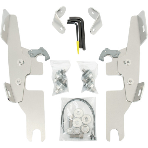 Memphis Shades #MEK1983 - Batwing - Mounting Kit - Polished - Switchback