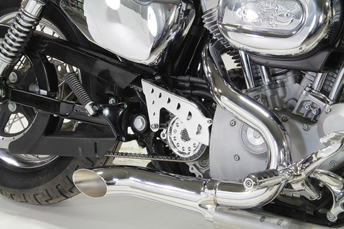 Motorshop #351758 - Outlaw Chrome Pulley Cover Kit