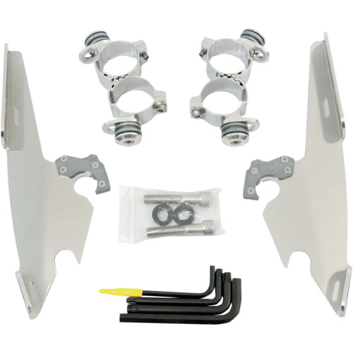 Memphis Shades #MEK1986 - Fats/Slim Mounting Kit - Polished - XL 48
