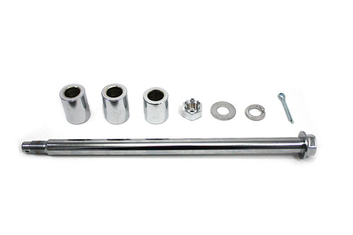 V-Twin #16-0301 - Chrome Rear Axle Kit