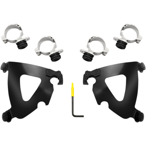 Memphis Shades #MEB2037 - Road Warrior Mounting Kit - Black - Scout