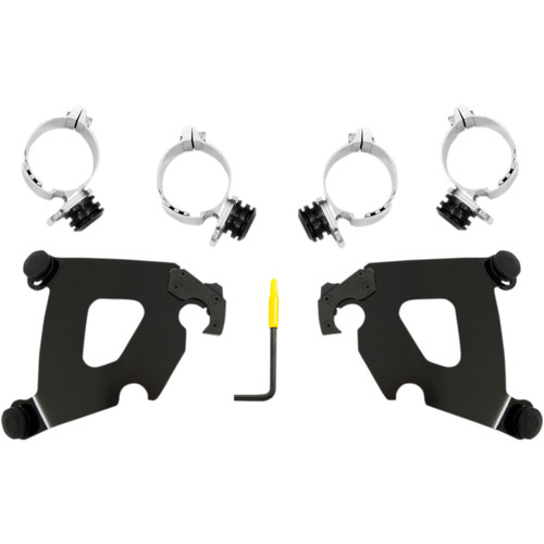 Memphis Shades #MEB2034 - Cafe Mounting Kit - Black - FXLR