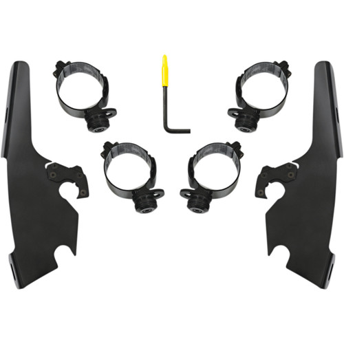 Memphis Shades #MEB2046 - Fats/Slim Mounting Kit - Black - FLFB