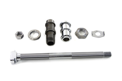 V-Twin #63013C - Chrome Rear Axle Kit