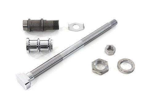 V-Twin #63013C - Chrome Rear Axle Kit