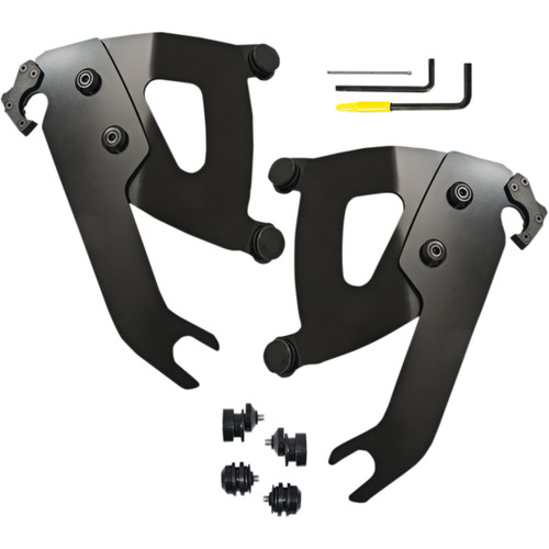 Memphis Shades #MEB2048 - Road Warrior Mounting Kit - Black - FLSL