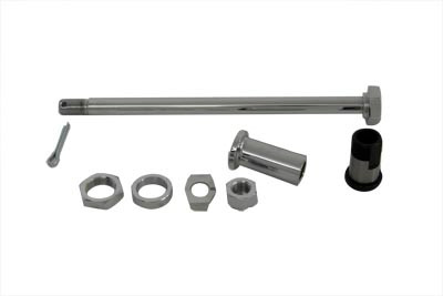 V-Twin #63014C - Chrome Rear Axle Kit