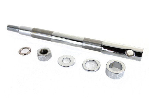 V-Twin - Chrome Rear Axle adjuster and Nut Kit