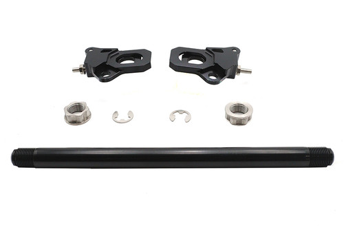 V-Twin - 25mm Rear Axle Adjuster Kit Black