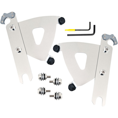Memphis Shades #MEK2053 - Road Warrior Trigger-Lock Mounting Kit - Polished - FLS