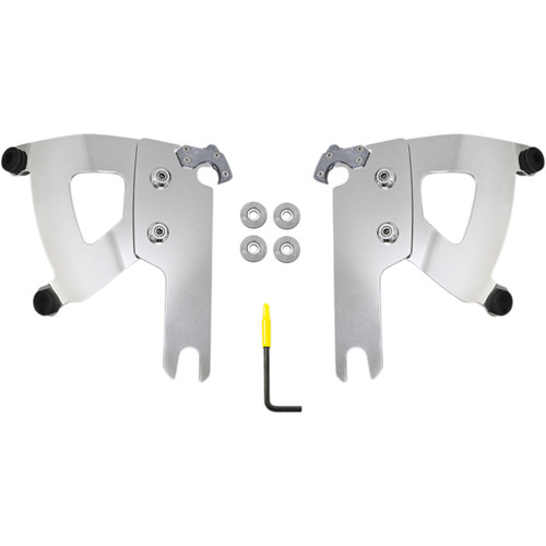 Memphis Shades #MEK2039 - Road Warrior Mounting Kit - Polished - FLHR