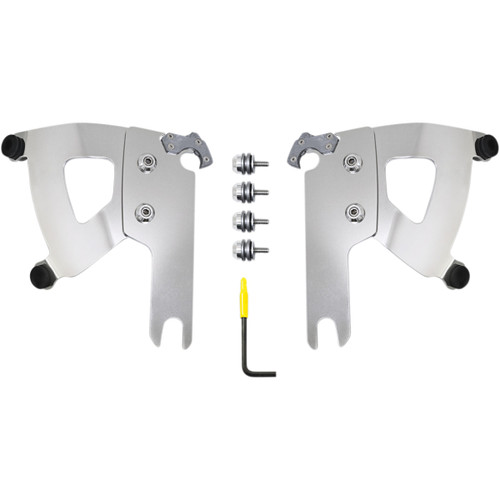Memphis Shades #MEK2040 - Road Warrior Mounting Kit - Polished - FLHR