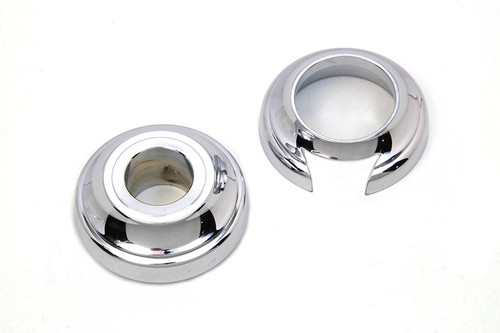 V-Twin #78302 - Front Axle Spacer Set Chrome