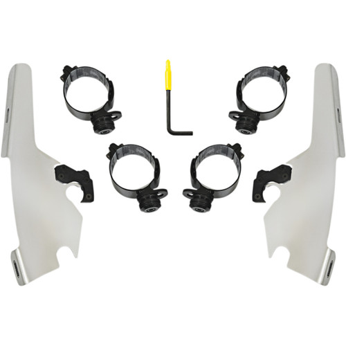 Memphis Shades #MEK2044 - Batwing - Mounting Kit - Polished - FLSB