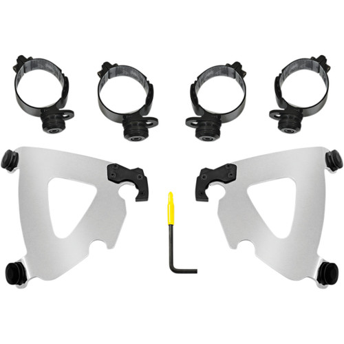 Memphis Shades #MEK2043 - Road Warrior Mounting Kit - Polished - FLSB/FXLRS