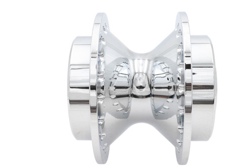 V-Twin #76817 - Chrome Front Wheel Hub 25mm Bearings