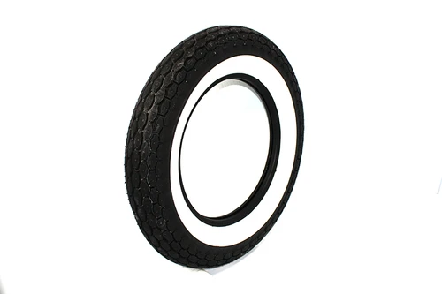 Coker Tire #63400 - Replica Tire 5.00 X 16 inch Wide Whitewall