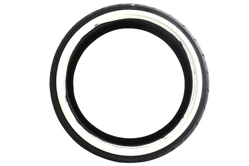 Vee Rubber #16-4987 - Vee Rubber 180/50R X 18 inch Whitewall Tire