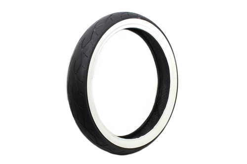 Vee Rubber #16-4998 - Vee Rubber 120/70H X 21 inch Whitewall Tire