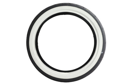 Vee Rubber #16-4988 - Vee Rubber 130/70H X 18 inch Whitewall Tire
