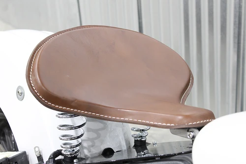 Corbin Gentry - Indian Scout Leather Solo Seat Kit Brown