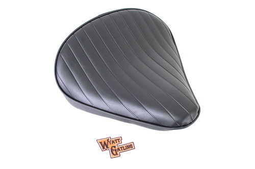 Bates #78482T - Black Tuck and Roll Solo Seat Large