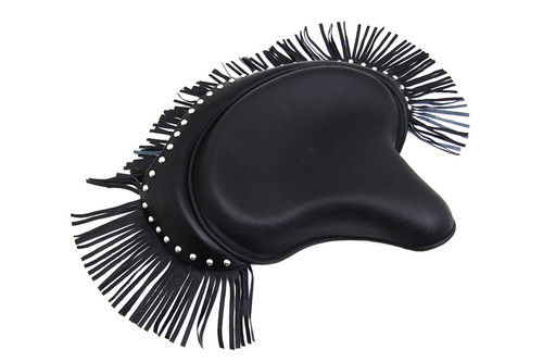 Corbin Gentry - Black Deluxe Solo Seat with Fringe Skirt