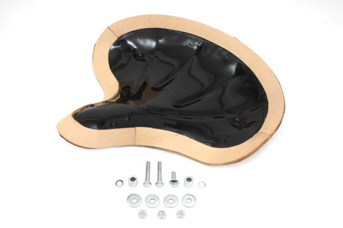 Corbin Gentry - Natural Leather Early Knucklehead Solo Seat Pan