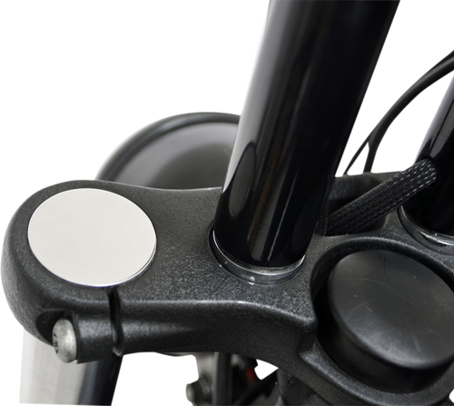 LA Choppers Flush-Mount Fork Cap - 49 mm - Polished (#LA-7504-49)