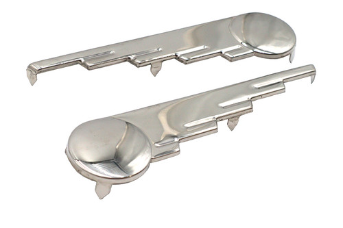 V-Twin #71993 - Polished Stainless Steel Speed Ball Wing