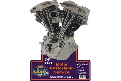 V-Twin - Shovelhead Engine Plaque