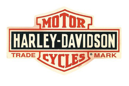 V-Twin #2010131 - Bar & Shield Die-Cut Tin Sign