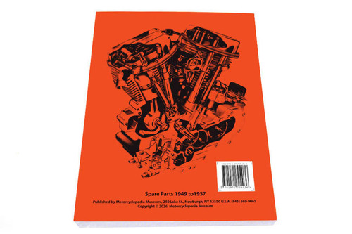 V-Twin #345852-2A - Spare Parts Book for 1949-1957 Panhead