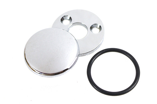 V-Twin #78741 - Chrome Fork Lock Cover