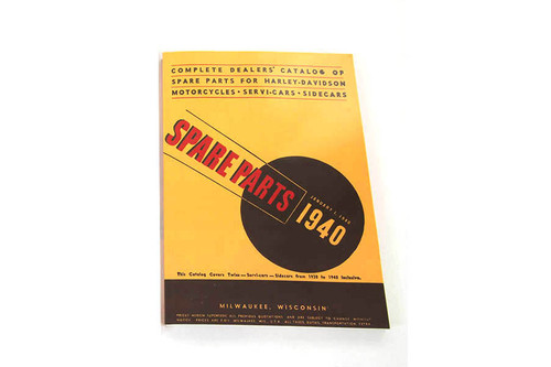 V-Twin - 1930-1940 Big Twin Spare Parts Book
