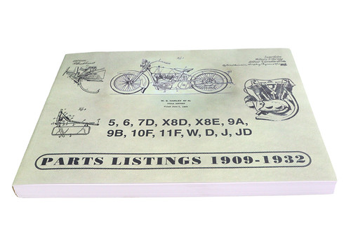 V-Twin - Parts Book for 1909-1932 V-Twins