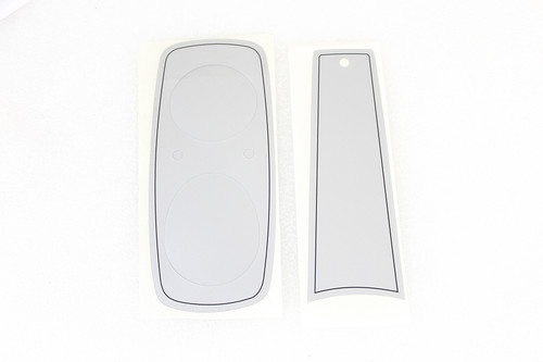 V-Twin #19013D - FXR Dash Decal Set Silver