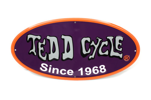 V-Twin #T0078P07 - Tedd Cycle Metal Sign