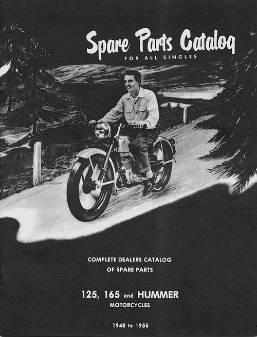 V-Twin #9860 - Hummer Spare Parts Catalog for 1948-1955
