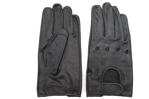  #100-61 - Black Summer Riding Gloves XXL