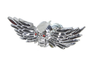 V-Twin - Skull with Wings Medallion Set