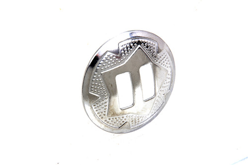 V-Twin #773 CP/ST 1-1/2 - 1-1/2 inch Chrome Concho