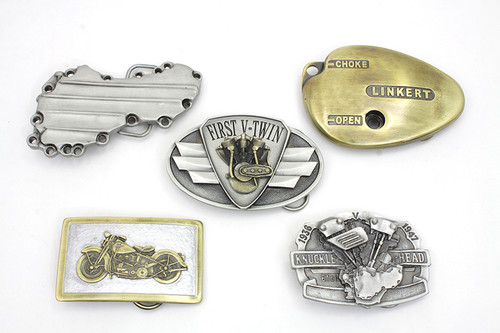 V-Twin - Motorcyclepedia Series Belt Buckle Set